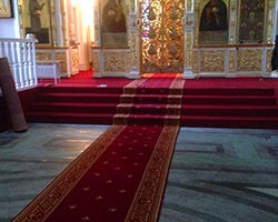 Ковровое покрытие Кафедральный собор иконы Божией Матери Всех Скорбящих Радость г. Норильска